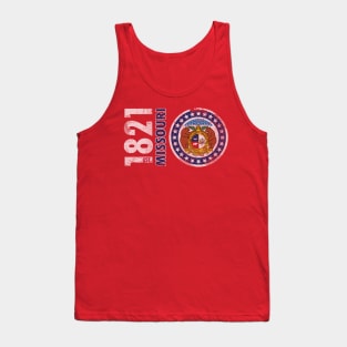 Retro 1821 Missouri State Flag Tank Top